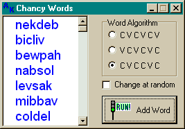 Chancy Words